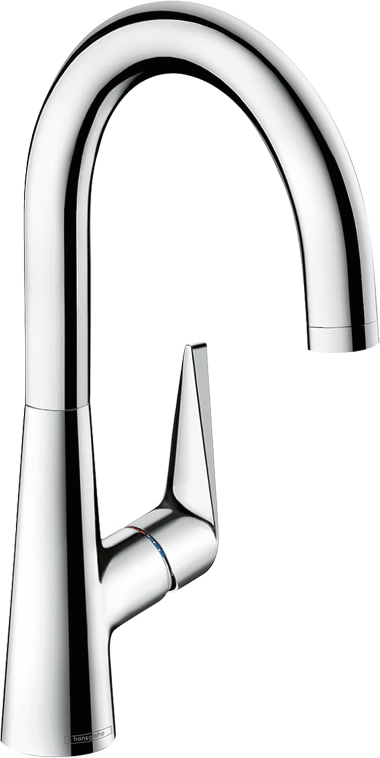 hansgrohe Talis S Einhebel-Küchenarmatur, Komfort-Höhe 220 mm, Chrom Auslaufhöhe 220mm ohne Schlauch