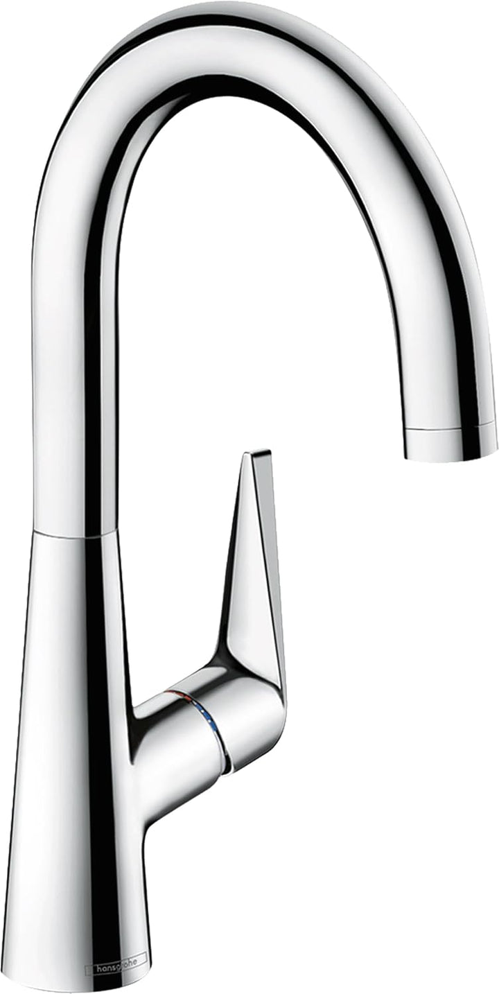 hansgrohe Talis S Einhebel-Küchenarmatur, Komfort-Höhe 220 mm, Chrom Auslaufhöhe 220mm ohne Schlauch