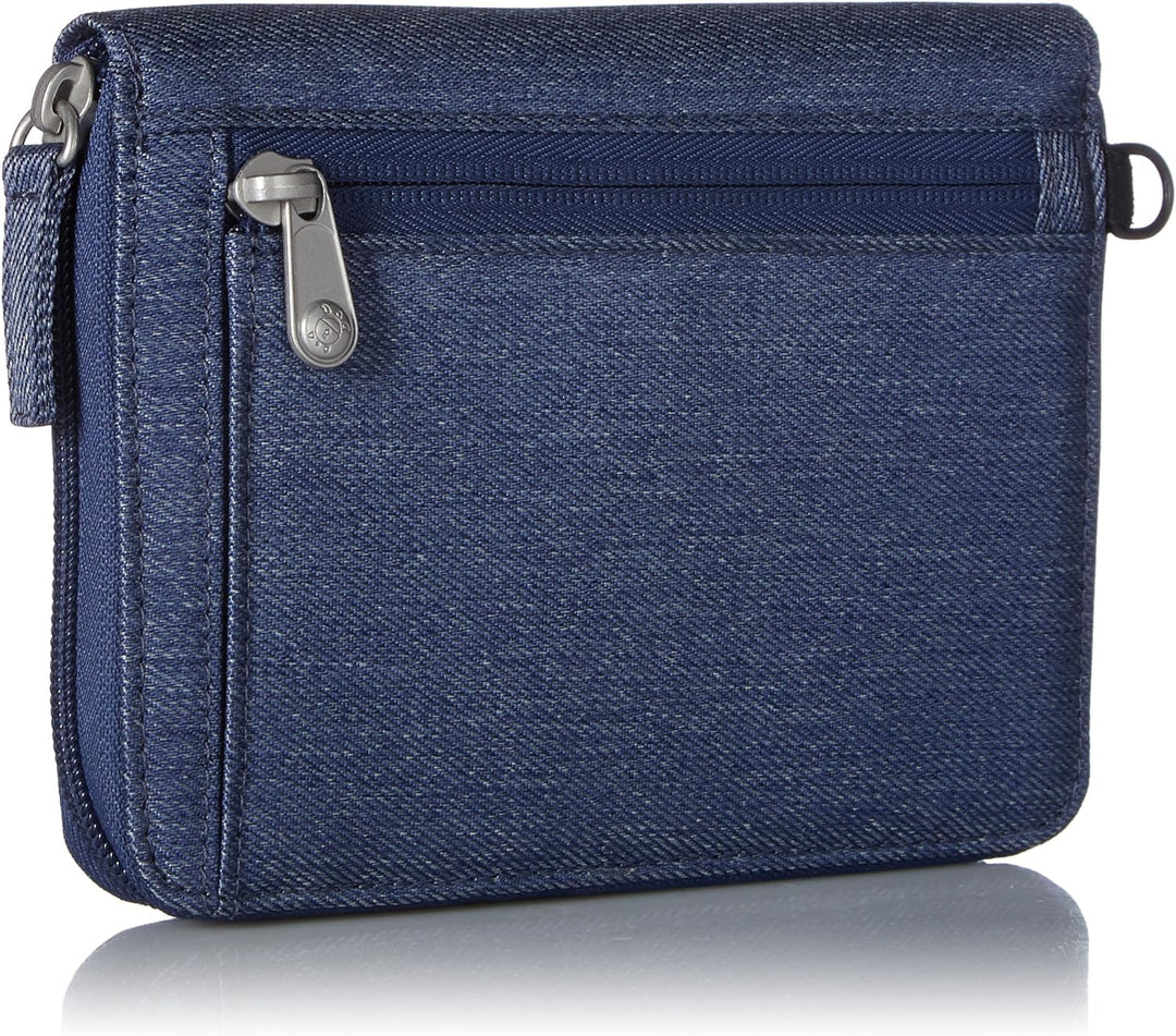 Pacsafe Rfidsafe LX150 Passmappe, 16 cm, Denim