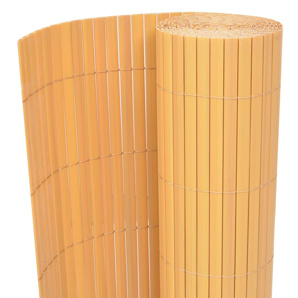 vidaXL Gartenzaun Doppelseitig Sichtschutzzaun Windschutz Sichtschutzmatte Sichtschutz Zaun Balkon G