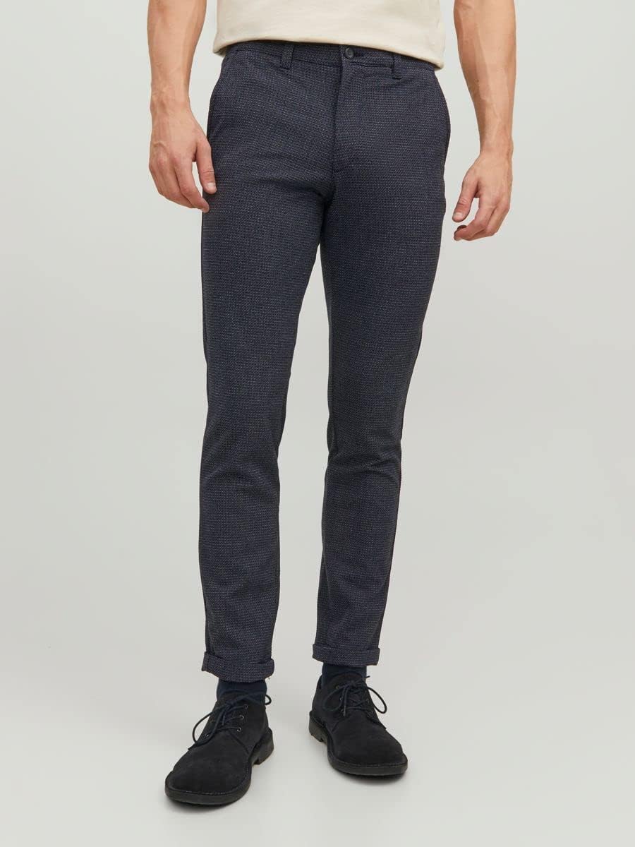 JACK & JONES Herren Jjimarco Jjstuart Akm 1049 Sky Cap Noos Hose, Sky Captain, 34W 32L EU