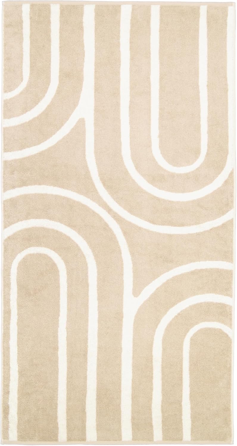 CAWÖ Home Handtücher Gallery Circle 6211 Natur - 33 Duschtuch 70x140 cm, Duschtuch 70x140 cm