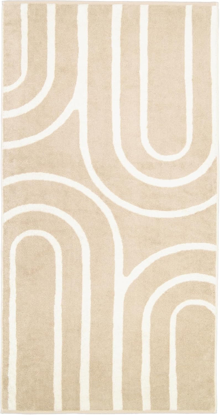 CAWÖ Home Handtücher Gallery Circle 6211 Natur - 33 Duschtuch 70x140 cm, Duschtuch 70x140 cm
