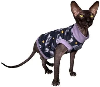 Kotomoda Katzen-Rollkragen-Geist für Sphynx und nackte Katzen (gross), L