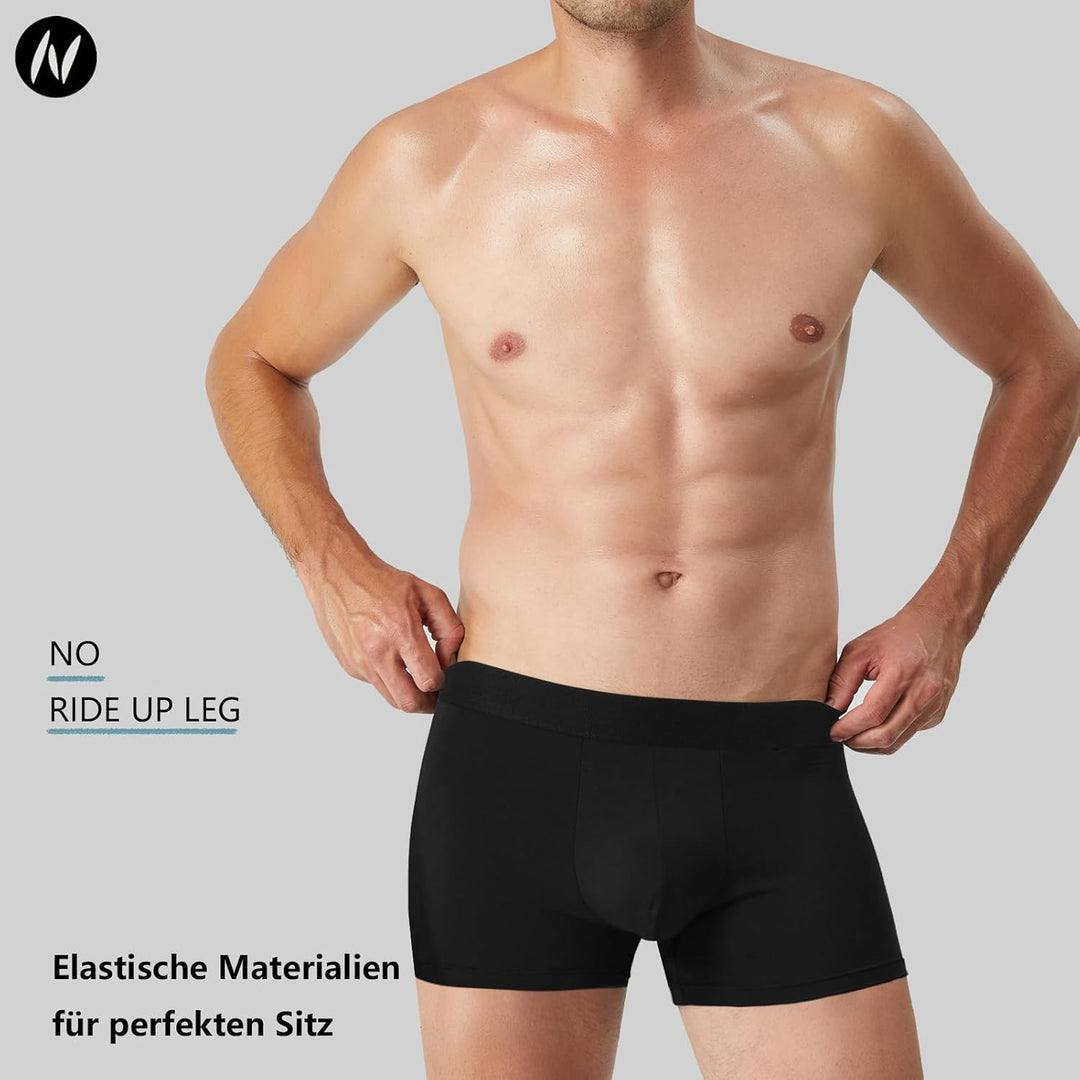 Natural Feelings 2-10er Herren Unterhosen Männer Baumwolle Boxershorts Herren Pack Unterwäsche Men L