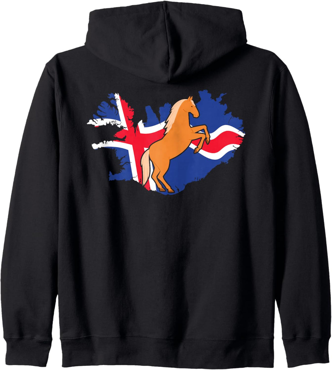Islandpferd Isländer Island Pony Pferd Reiten Retro Vintage Kapuzenjacke