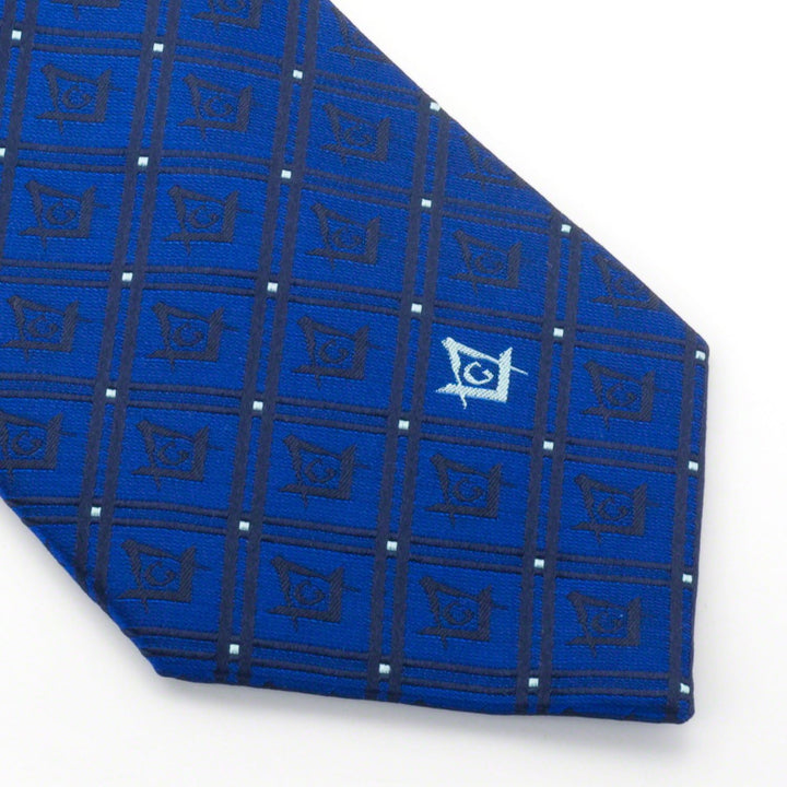 Freimaurer-Seiden-Krawatte und Manschettenknöpfe