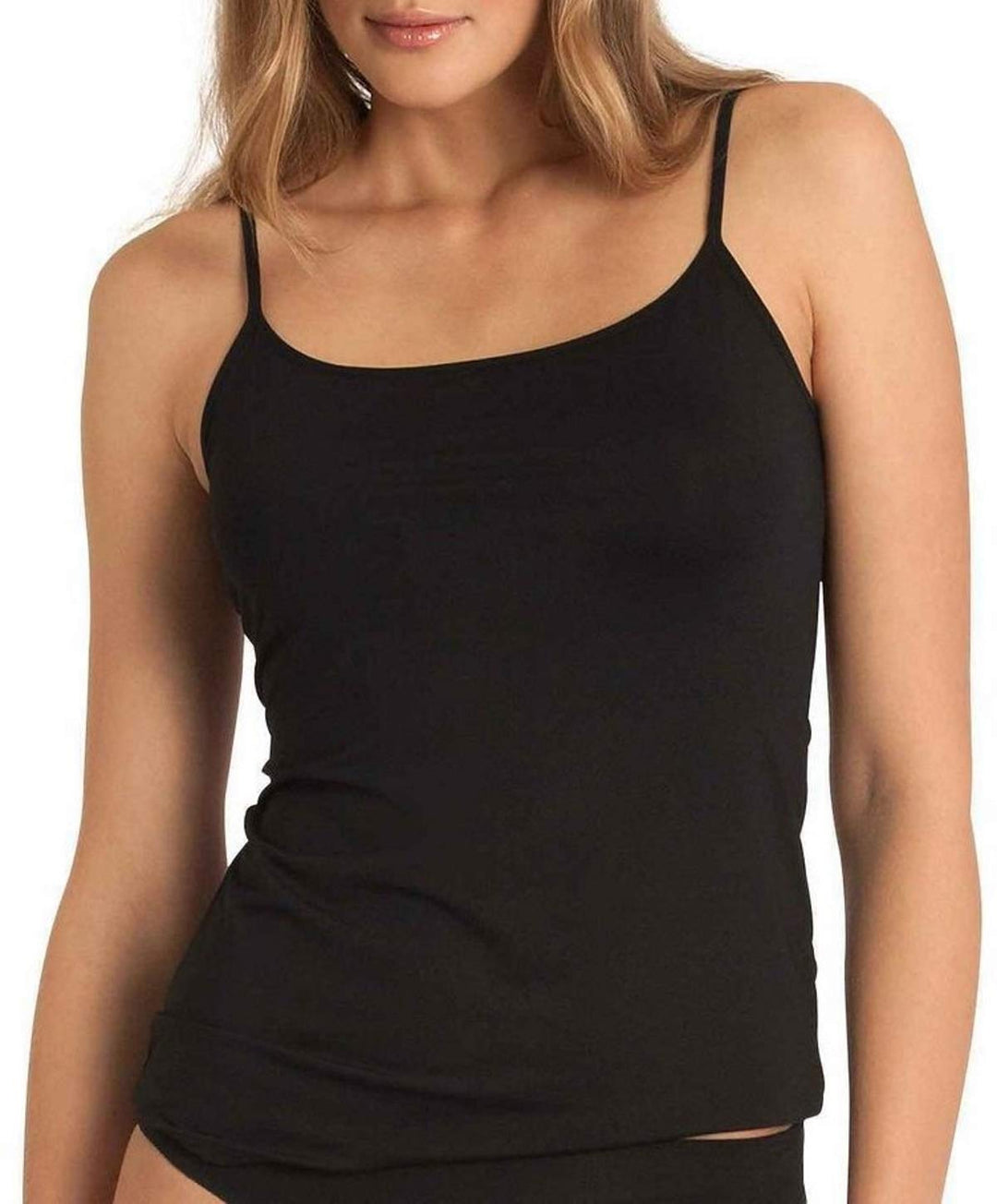 2er | 4er Pack Damen Unterhemd Spaghetti Top mit oder ohne Spitze Schwarz oder Weiss mit Elastische