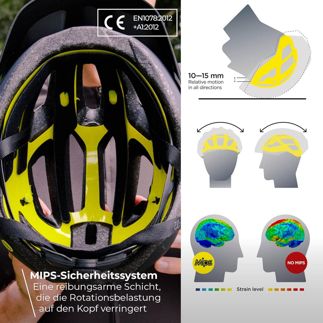 BBB Cycling Fahrradhelm für Herren und Damen Mountainbike und Rennrad mit Abnehmbares Visier und Ins
