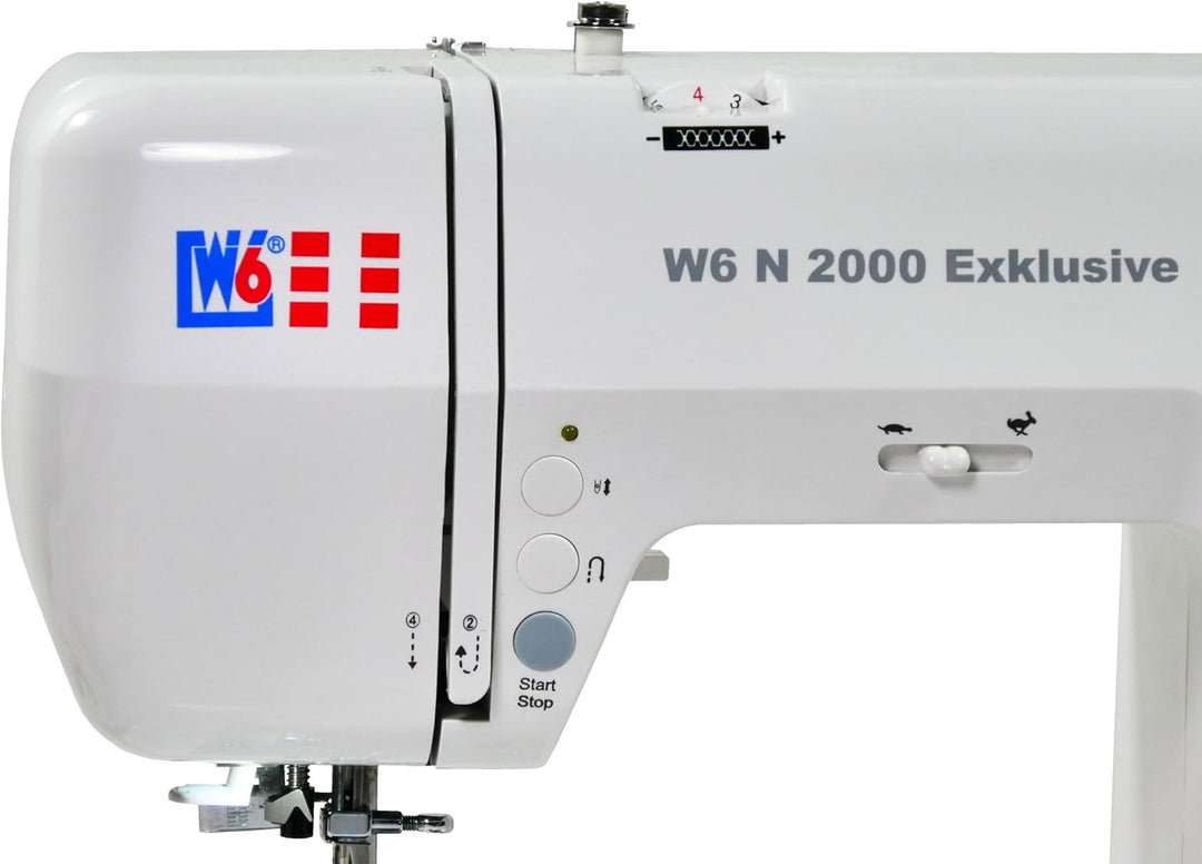 W6 WERTARBEIT W6 N 2000 Exklusive Computer-Nähmaschine-Nähen, Patchen, Quilten (100 Programme)