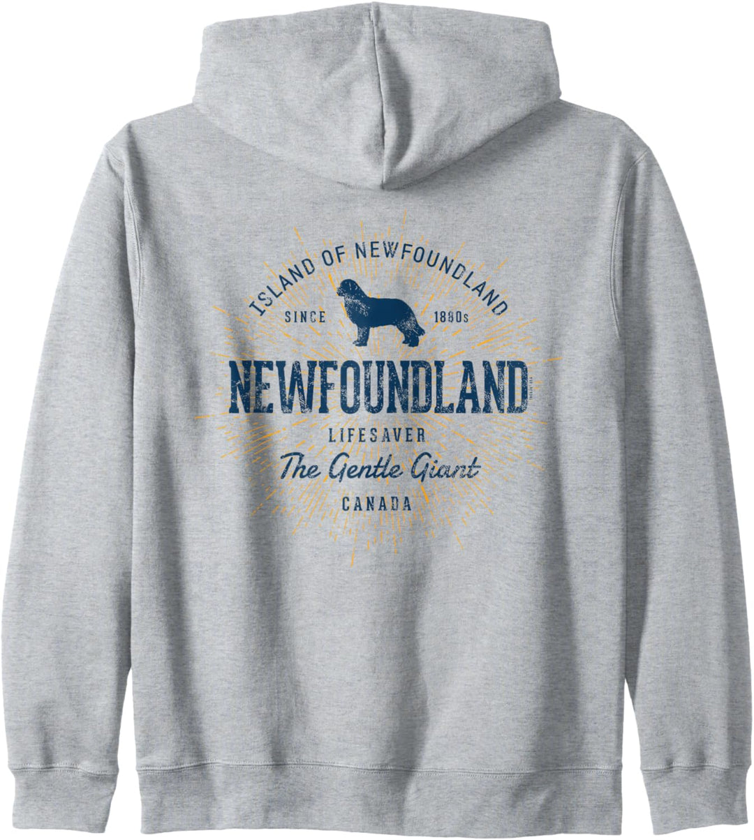 Newfoundland Vintage Neufundländer Kapuzenjacke