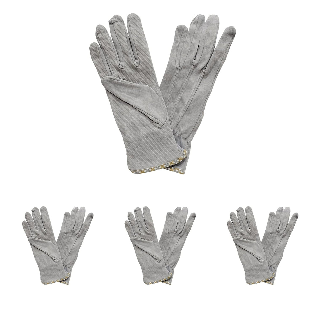 6 Paar Handschuhe, Mehrzweckhandschuhe, rutschfeste Handschuhe mit 4 Fingernähten und 3 Adern, Ergon