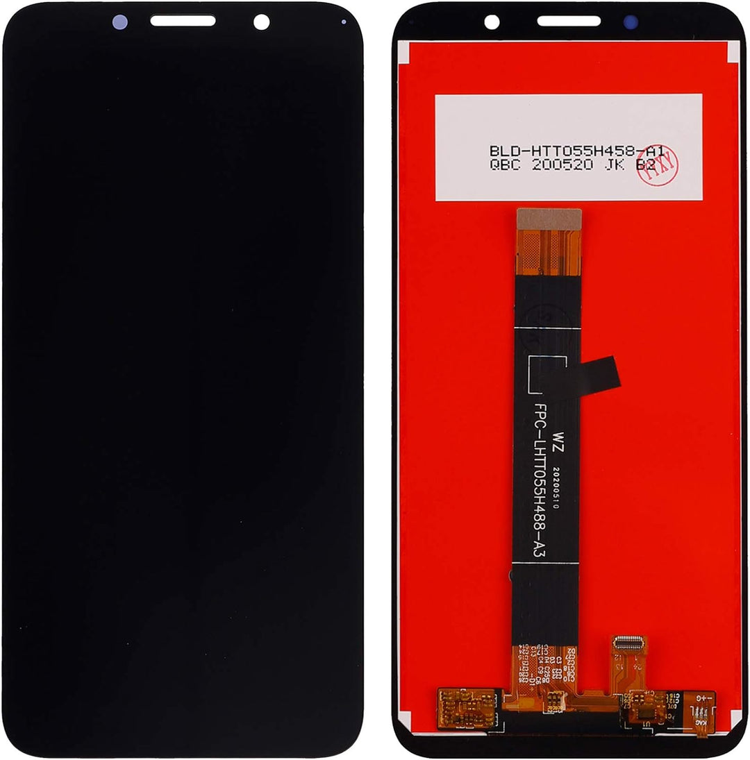 swark LCD Display Kompatibel mit Moto E6 Play XT2029, XT2029-1 (Schwarz Ohne Rahmen) Touchscreen + T