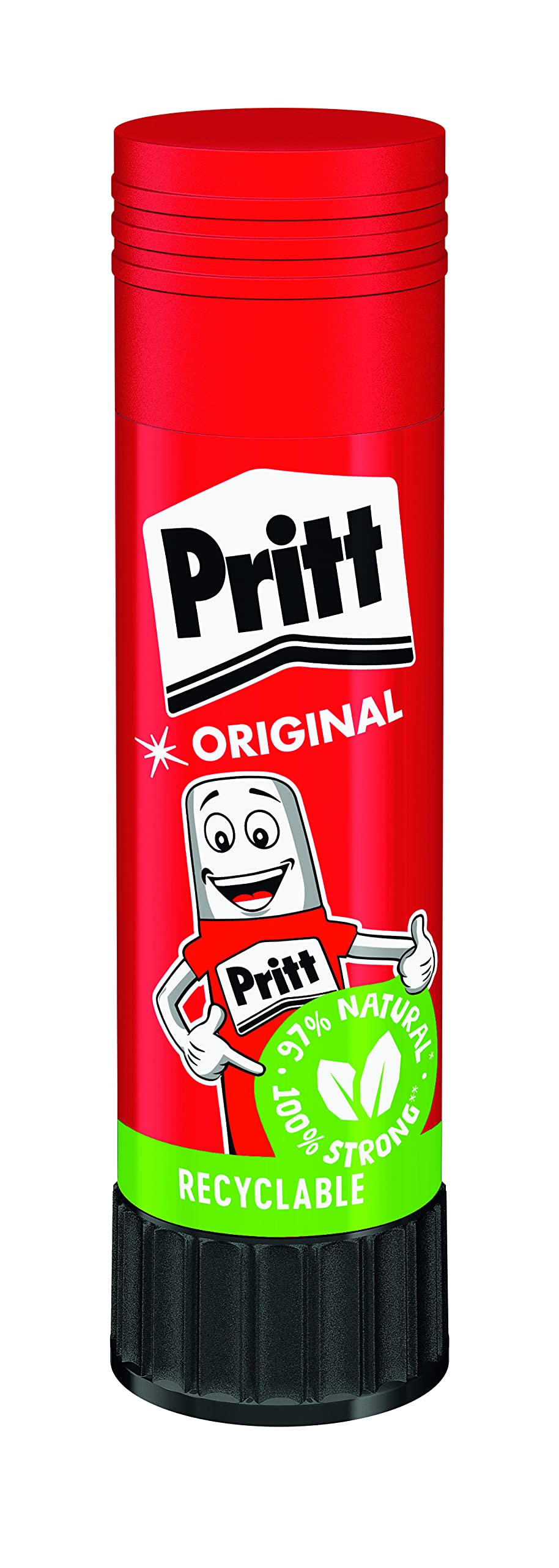 Pritt Klebestift, sicherer und kinderfreundlicher Kleber für Kunst und Bastelarbeiten, starker Klebs