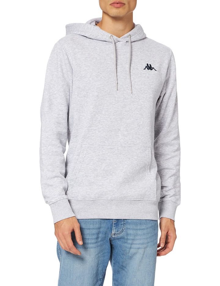 Kappa Herren Sweatshirt M Grau, M Grau