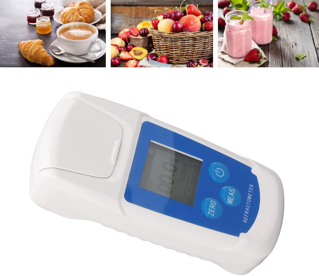 0-55% Digitales Brix-Refraktometer Hochpräzises Brix-Testgerät Zur Messung des Zuckergehalts von Fru