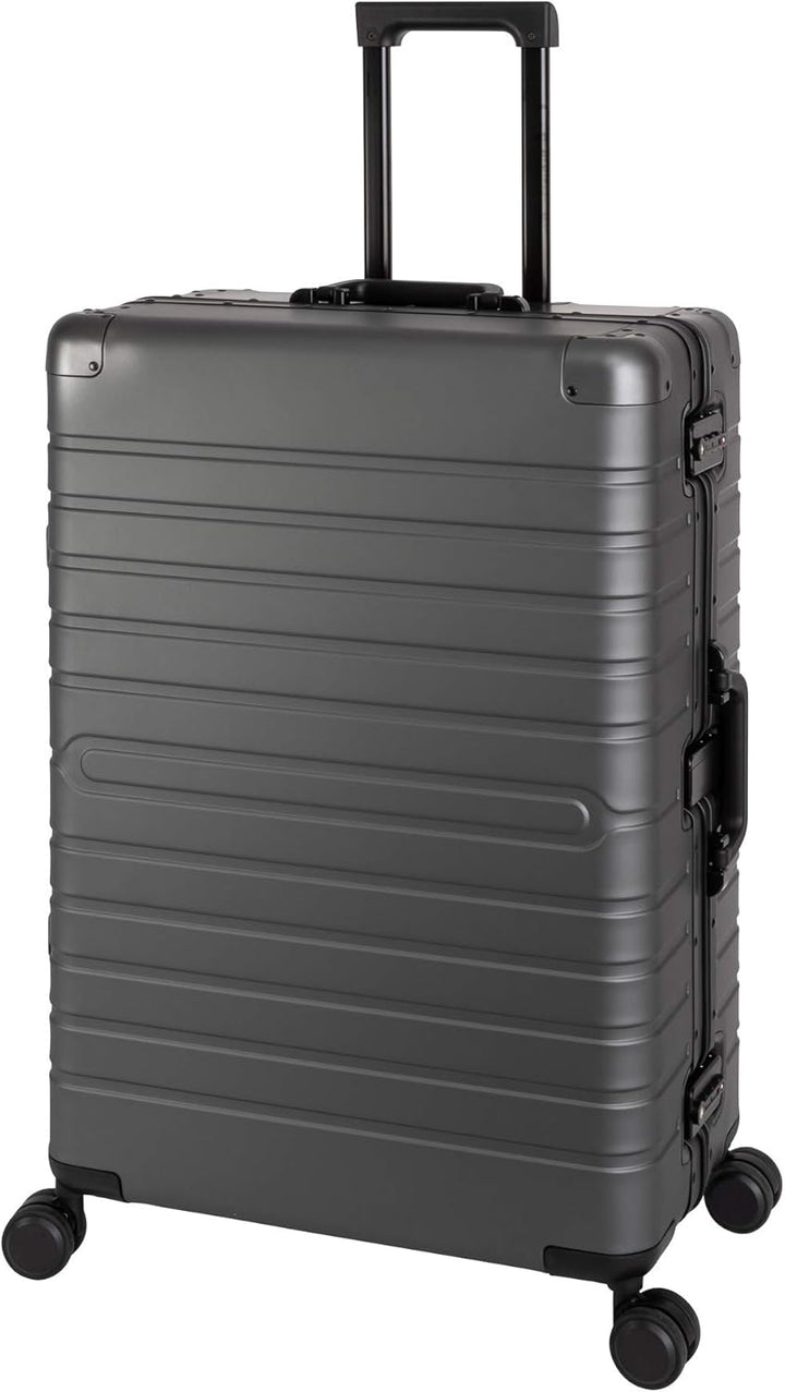 Travelhouse Oslo Alu Reisekoffer Graphit L-75cm Hartschalenkoffer Reisetrolley Suitecase Trolley 2X