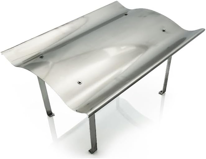 Schornsteinabdeckung Kaminhaube Kaminabdeckung Edelstahl Firend24 (Rostfreier Edelstahl, 400x700 mm)