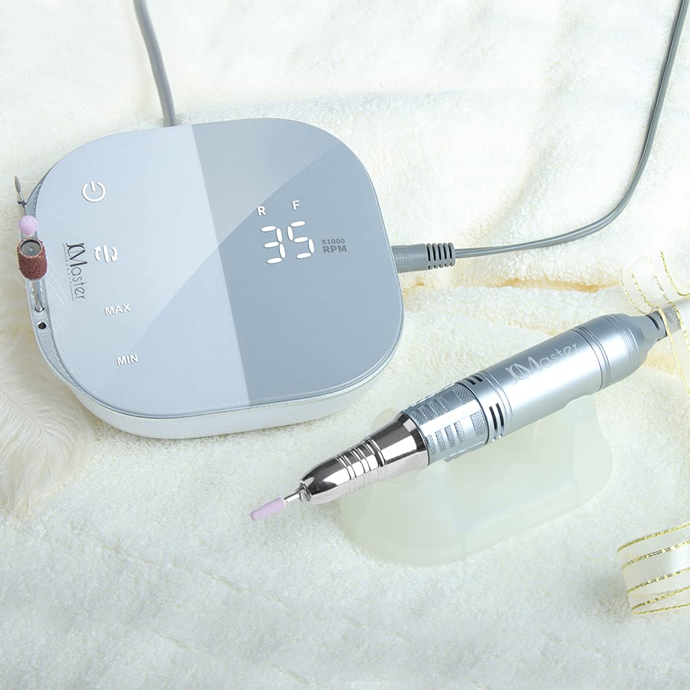 Nagelfräser JCMASTER® TouchPro+, Nagelfräser für Gelnägel 35,000 U/min, Stufenlose Regulierung, Nage