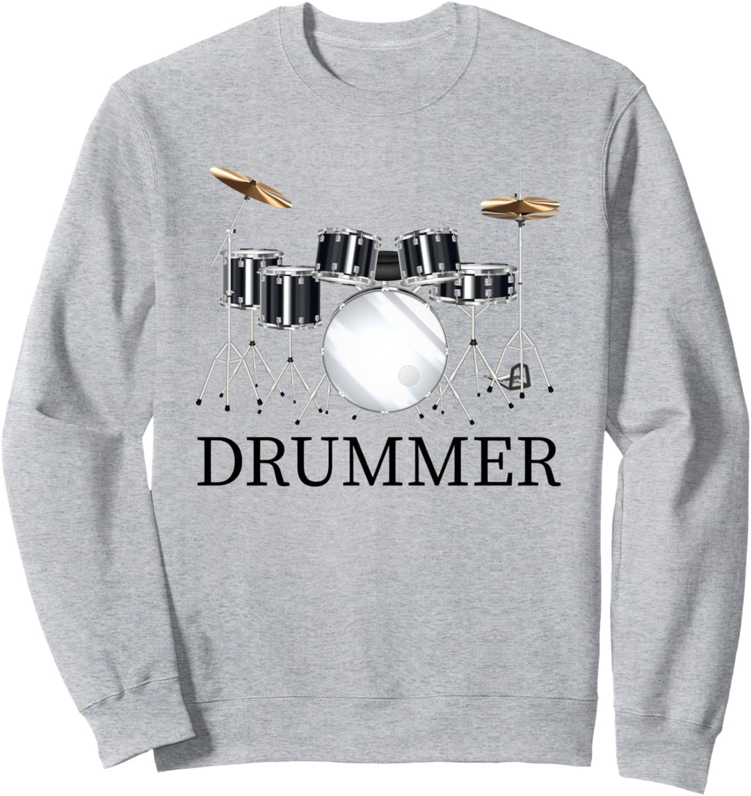 Schlagzeug Schlagzeuger Schlagzeugerin Damen/Herren/Kinder Sweatshirt