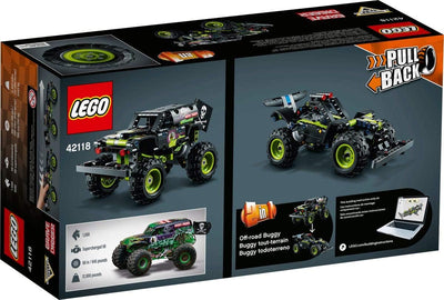 Lego Set - Lego Technic Monstertruck Monster Jam Grave Digger 42118 + Polybag Volvo Radlader 30433