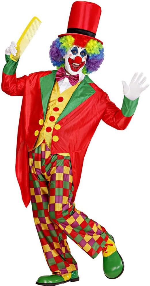 WIDMANN 35091 COSTUME CLOWN COMPLETO S GIALLO/ROSSO #3509, S