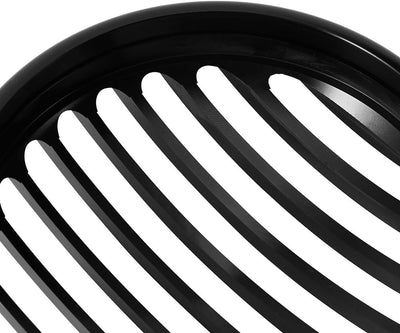 Fydun Motorrad Scheinwerfer Grillabdeckung 5 3/4 "Aluminium Motorrad Grill Abdeckung Schwarz Schutzh