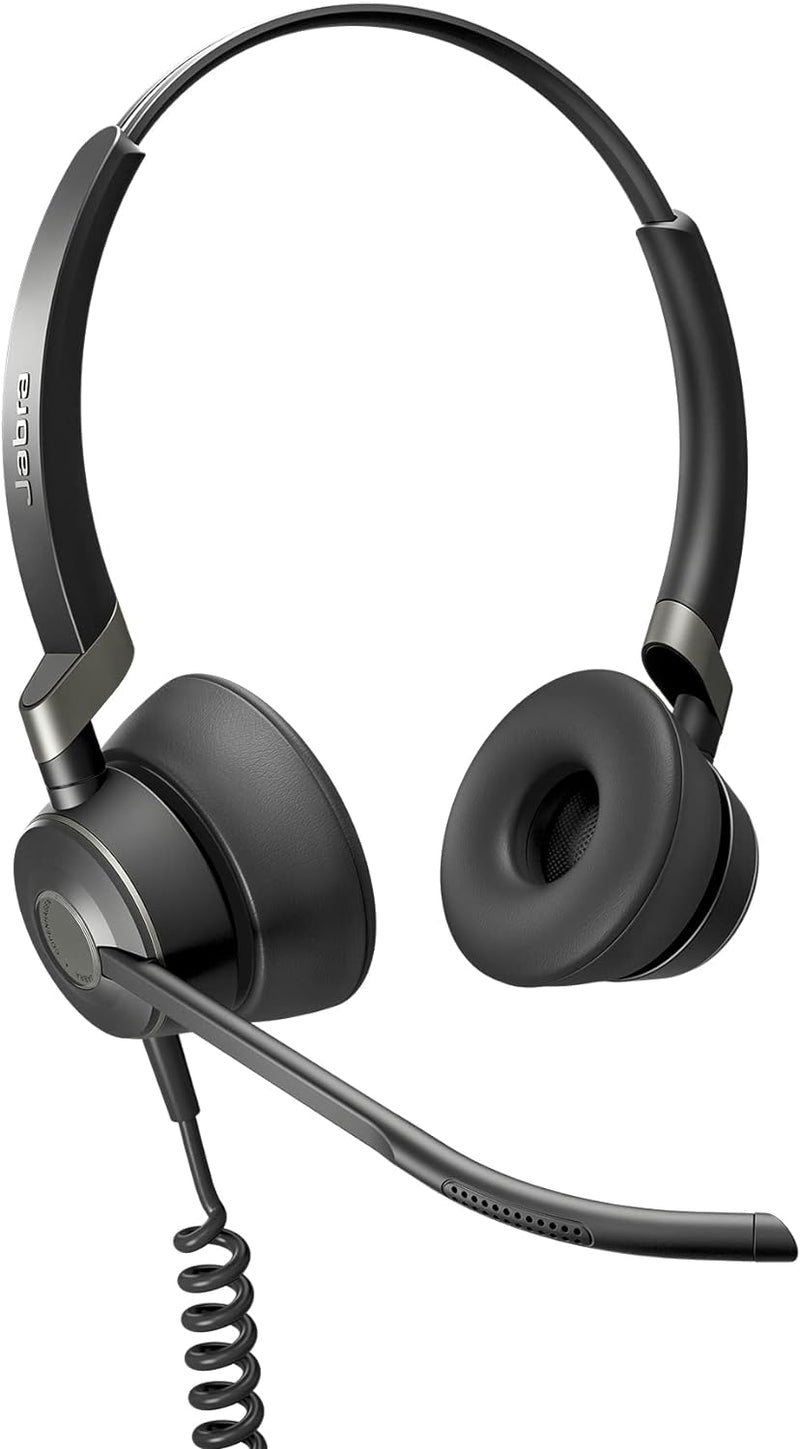 Jabra Engage 50 On-Ear Stereo Headset - Microsoft-zertifizierter digitaler Kopfhörer mit Kabel - pas