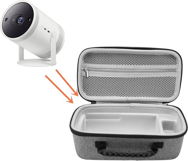 Projektortasche für Samsung Nebula Anker Capsule 3 1080P Projektor, Projektor Hartschalen Reisetasch