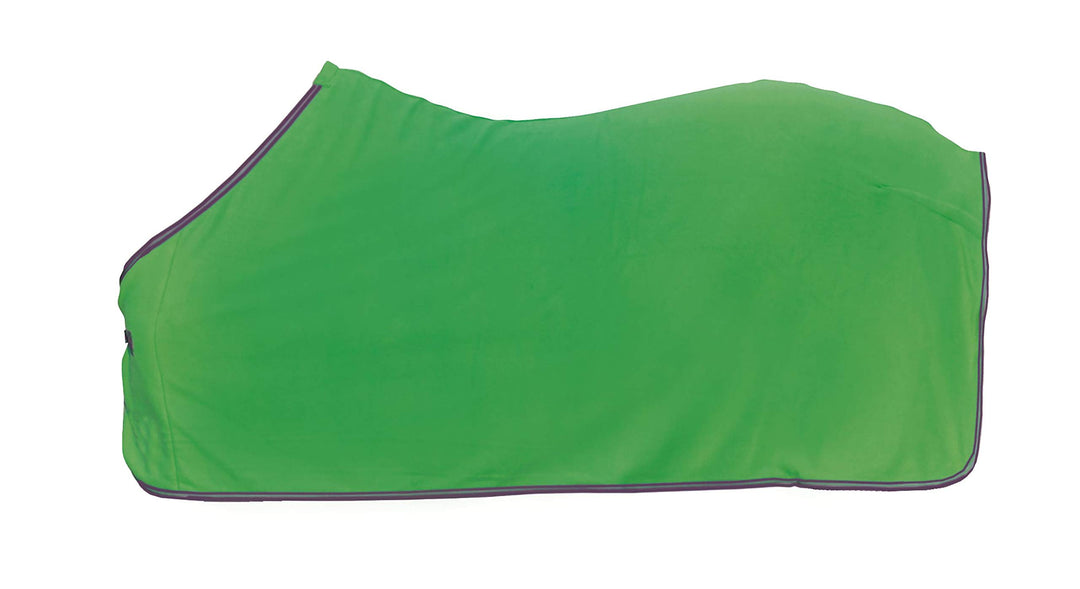 HKM Abschwitzdecke -Alaska-, grün/violett, 165 Grün/Violett Rückenlänge 165 cm, Grün/Violett Rückenl