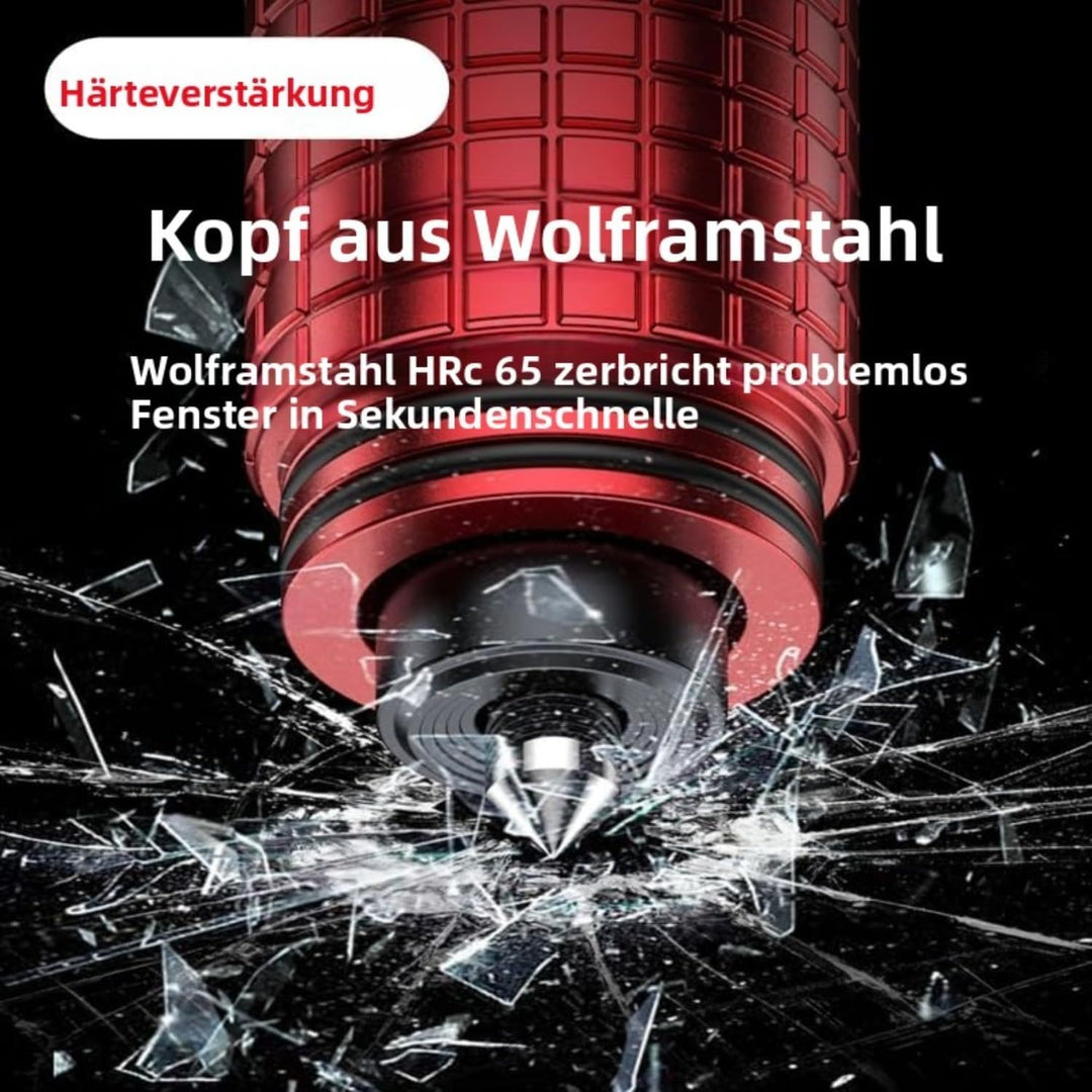 3er-Set 2-in-1-Gurtschneider Notfallhammer – Tragbarer Scheibenbrecher und Sicherheitsgurtschneider