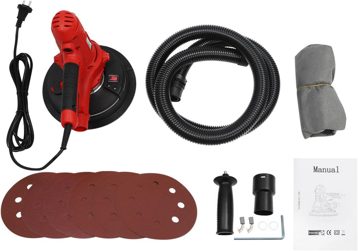 Schleifer Schleifmaschine Trockenbau Wand Decke Gips Putz 800 W Licht