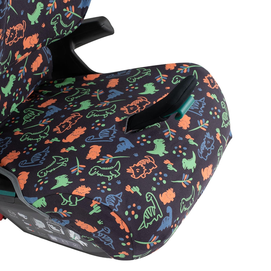 JYOKO KIDS Schutzhülle kompatibel mit Romer Kidfix (Romer Kidfix I-SIZE, Happy Dino)