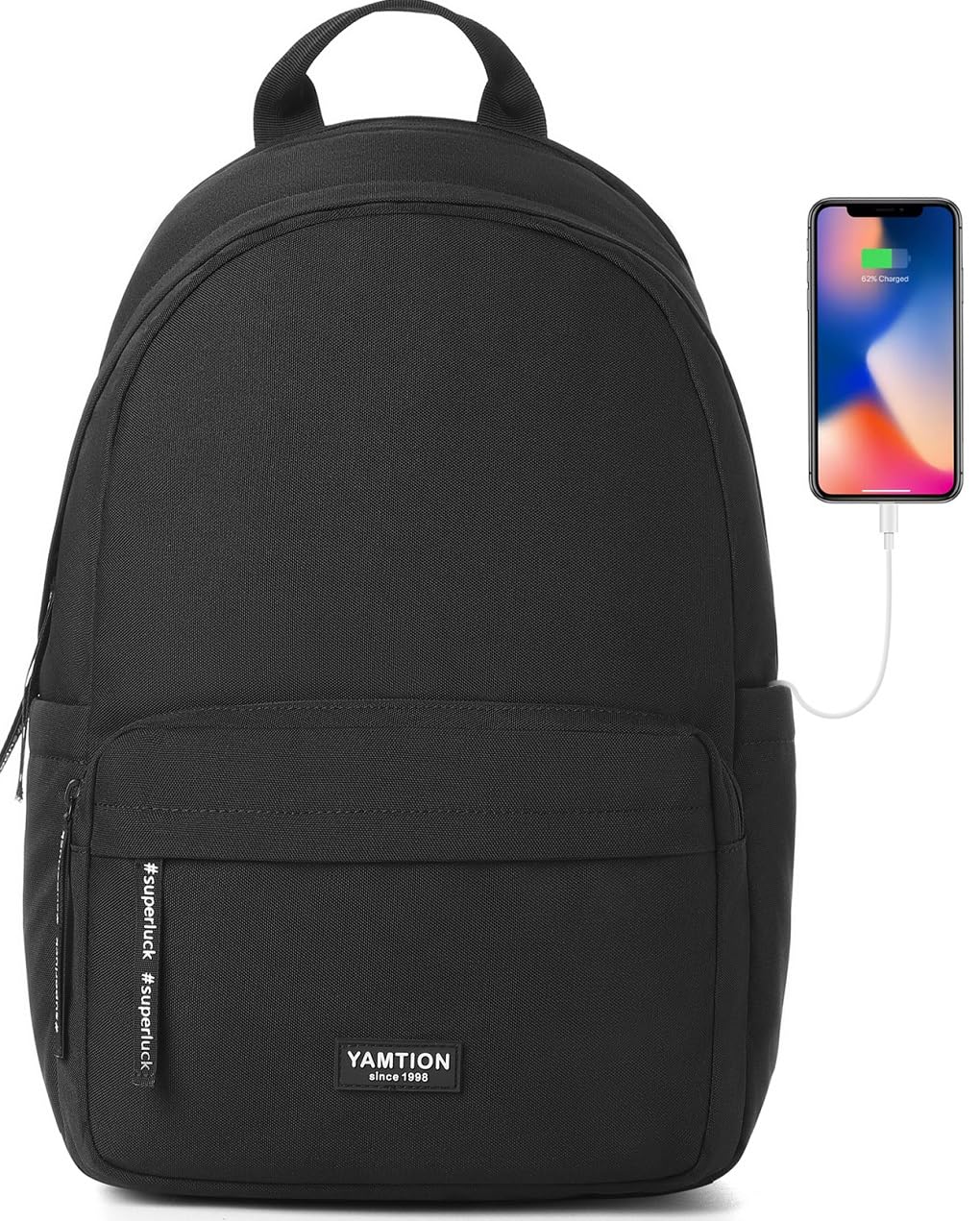 YAMTION Schulrucksack Mädchen Teenager Damen,Schultasche Jungen Tagesrucksack Herren mit 15.6 Zoll L
