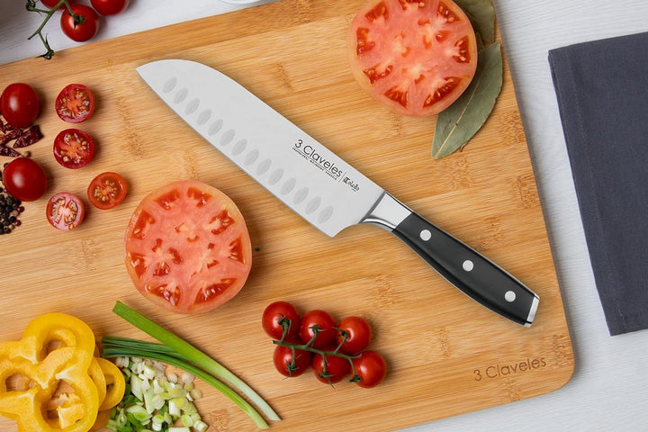3 Claveles Toledo-Santokumesser 18 cm One Size Santoku, One Size Santoku