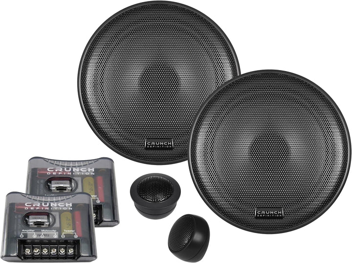 Crunch Definition 2 Wege Komponenten-Lautsprechersystem 16,5cm (6.5") DSX-6.2C | 1 Paar CAR-Audio-Un
