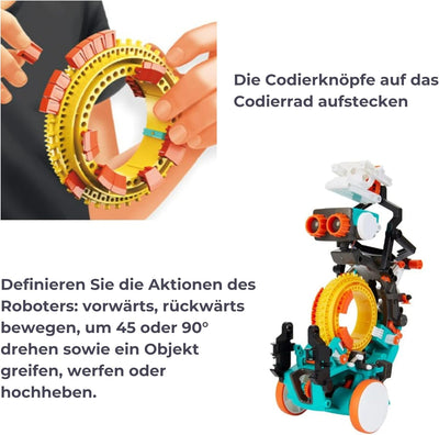 Velleman 5-In-1 Mechanical Coding Robot