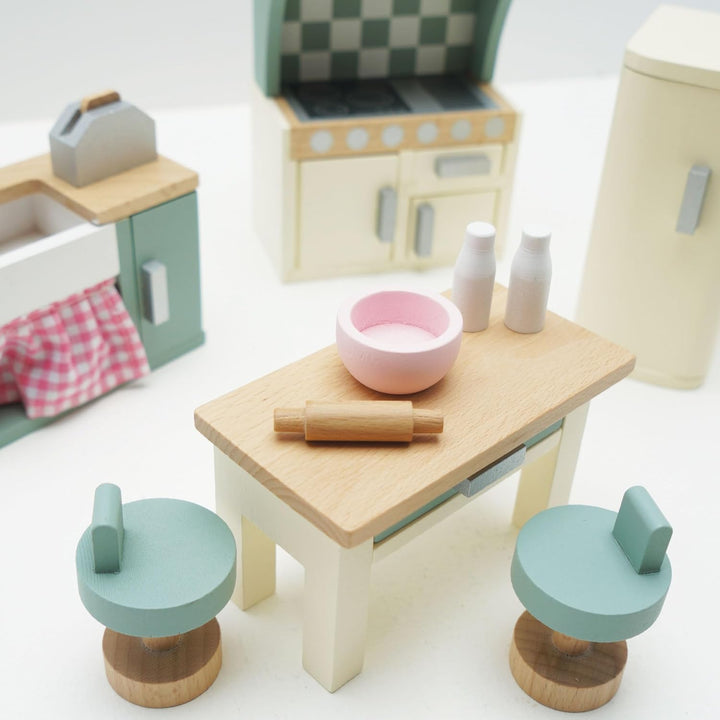 Le Toy Van – Daisylane Küche aus Holz für Puppenhaus-Zubehörset für Puppenhäuser | Puppenhaus-Möbels