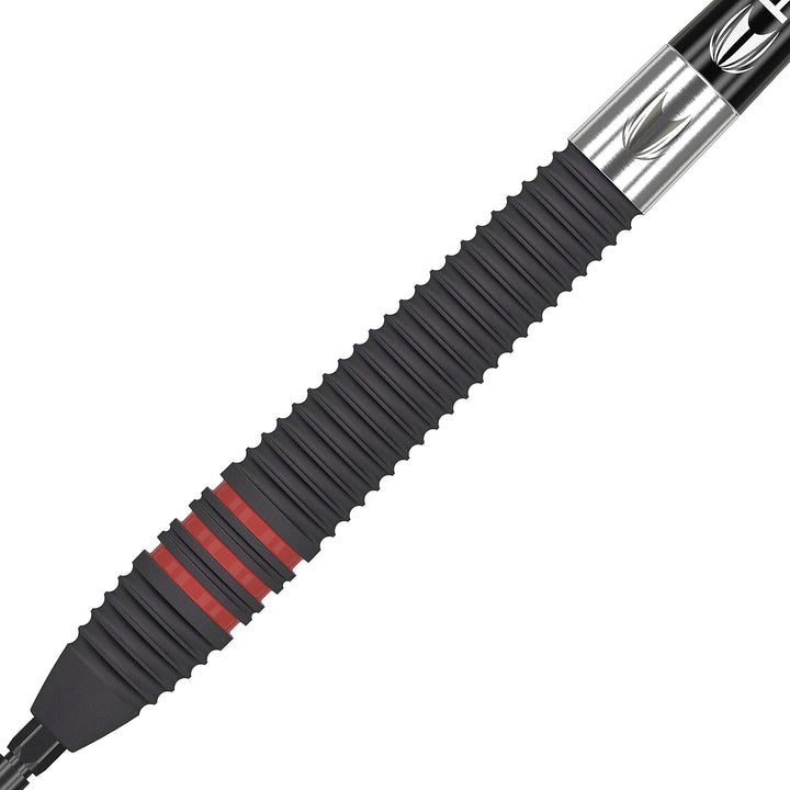Target Darts Nathan Aspinall Die Asp Schwarz 80% Wolfram Schweizer Punkt Stahlspitze Darts Set 24 g,