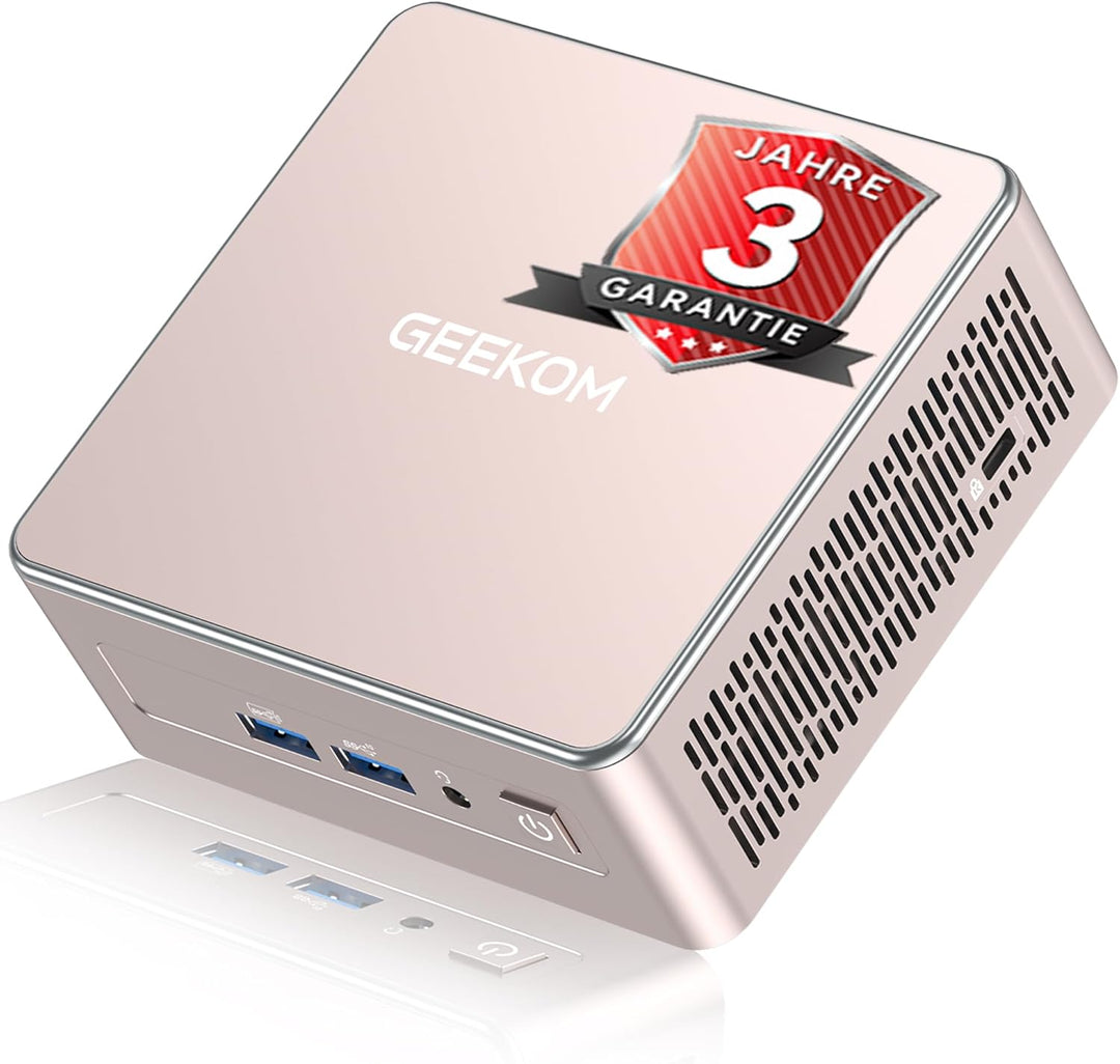GEEKOM NUC Mini PC A 5, AMD Ryzen 7 5800H (bis zu 4.4GHz) Desktop PC, Mini Computer, 16 GB DDR4 512G