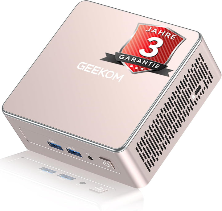 GEEKOM NUC Mini PC A 5, AMD Ryzen 7 5800H (bis zu 4.4GHz) Desktop PC, Mini Computer, 16 GB DDR4 512G