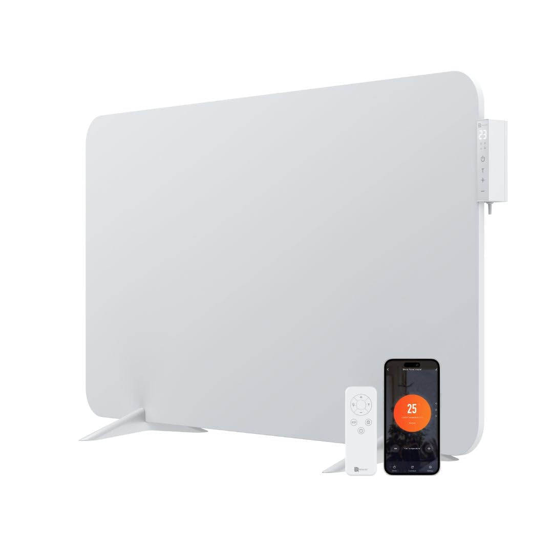 BR Bringer Hybrid Infrarotheizung 2000 Watt mit Konvektion - Smart Thermostat, WIFI & App - für Wand