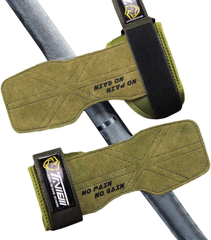 TAVIEW Premium Gewichtheben Handgelenkhaken Riemen für maximale Griffunterstützung für Deadlift Hand