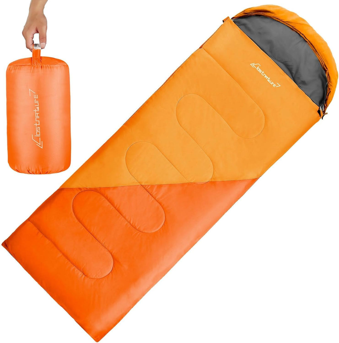 Clostnature Leichter Schlafsack für Camping – Outdoor Lässiger Deckenschlafsäcke mit Kleines Packmas