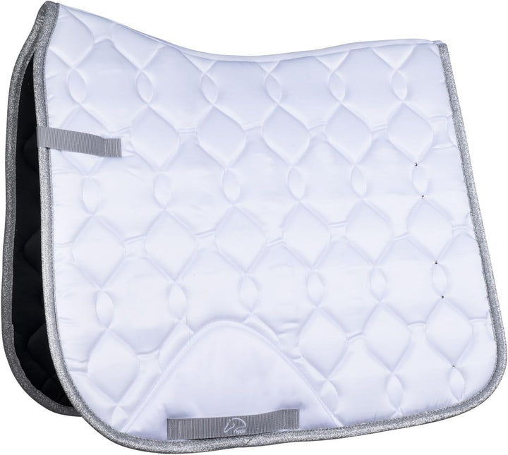 HKM Dressage Competition Schabracke Weiss/Silber One Size