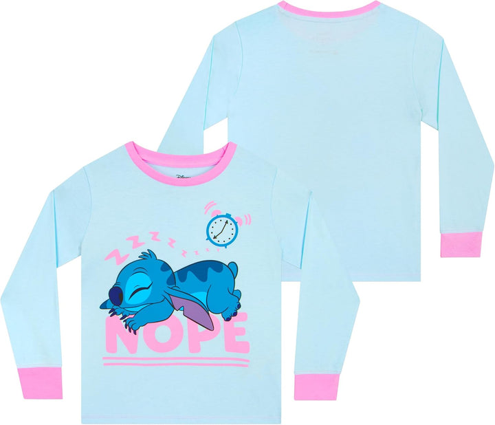 Disney Stitch Schlafanzug | Lilo Und Stitch Pyjama Mädchen | Tie-Dye Schlafanzüge Für Mädchen 122 La
