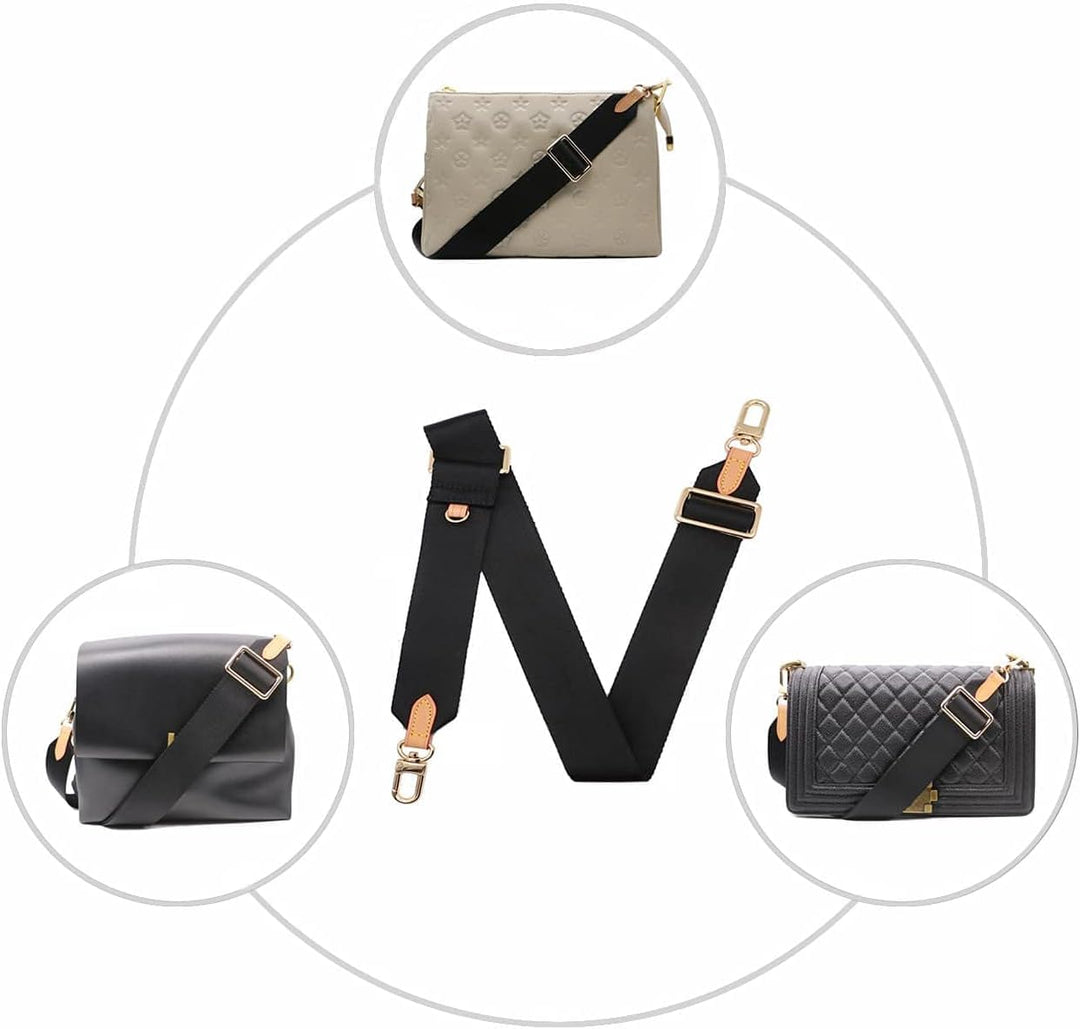Multi Pochette Accessoires Schultergurt Ersatzgurt Verstellbar Crossbody Breite Segeltuch-Bügel für