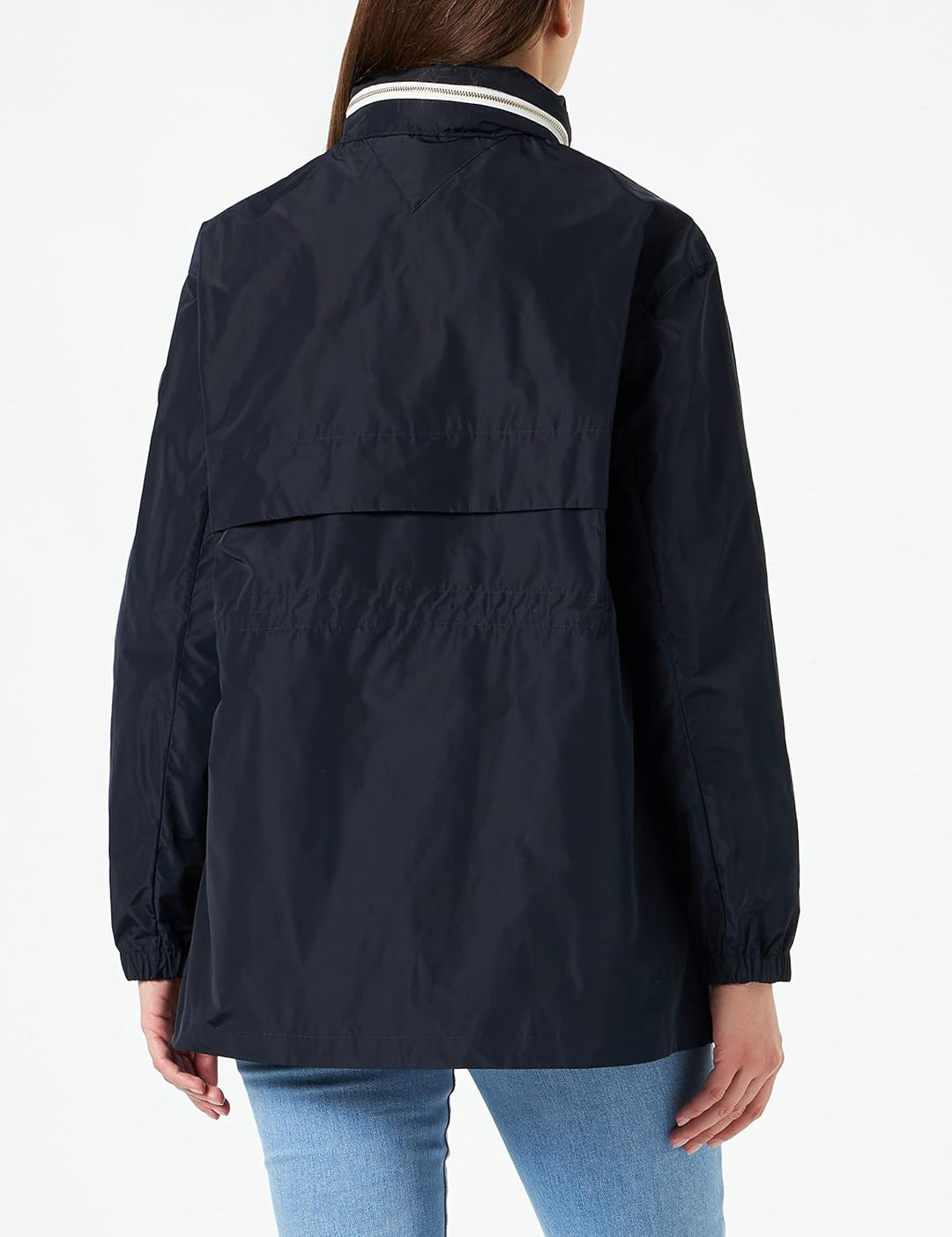 Tommy Hilfiger Damen Windbreaker Jacket Ww0ww38096 Windbreaker S Blau (Desert Sky), S Blau (Desert S