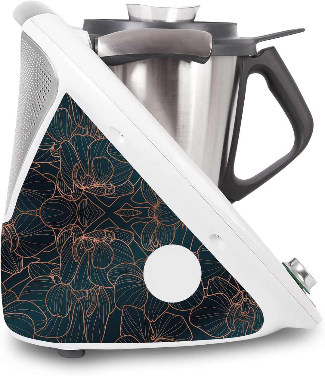 Deko Schutz Aufkleber kompatibel mit Küchenmaschine Thermomix TM5 Design Sticker Klebefolie Zubehör