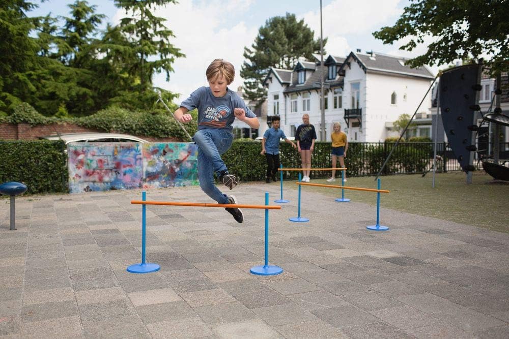 BS Toys Hindernisparcours Kinder – Verstellbare Hürden für Springen & Parkour – Sport & Bewegung ab